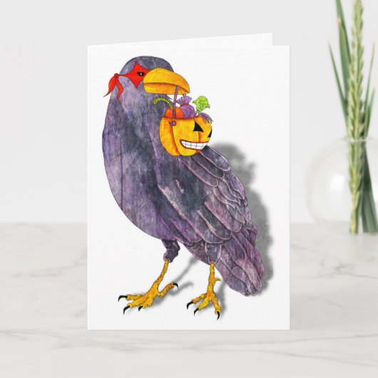 カラスをトリックまたは治療する カード (正面)