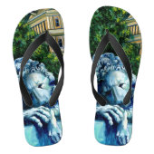 カラスを食べた猫 ビーチサンダル (フットベッド)