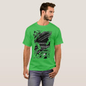 カラスアットロクランザ漫画の短歌 Tシャツ (正面フル)