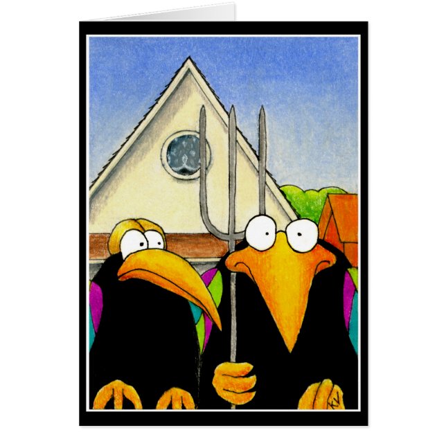 カラスアメリカのゴシック様式バレンタインか記念日 (正面)