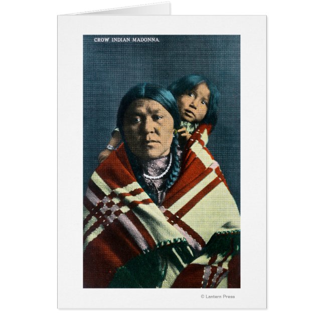 カラスインディアンマドンナと子 (正面)