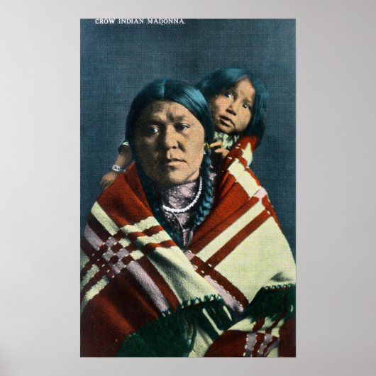 カラスインディアンマドンナと子 ポスター (正面)