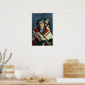 カラスインディアンマドンナと子 ポスター (キッチン)