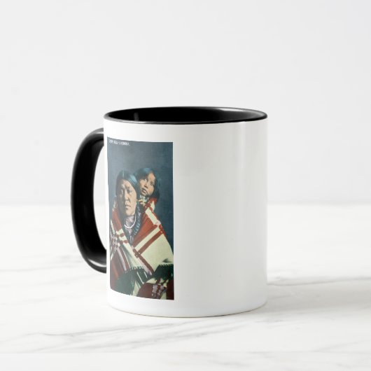 カラスインディアンマドンナと子 マグカップ (正面左)