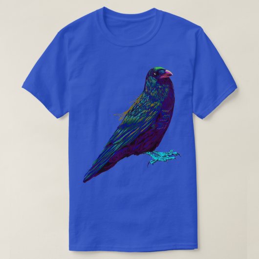 カラスカラフルカラス Tシャツ (デザイン正面)