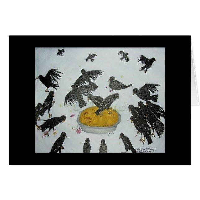 カラスカードの呼出し (正面横)