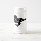 カラスステイン ビールジョッキ (中央)