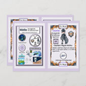 カラスチャン – 騎士カリフォルニアムソード ポストカード (正面/裏面)