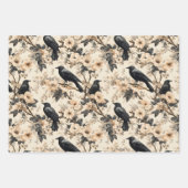 カラスフローラ ラッピングペーパーシート (正面2)