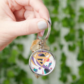 カラスプラッシュオレンジ キーホルダー (手)