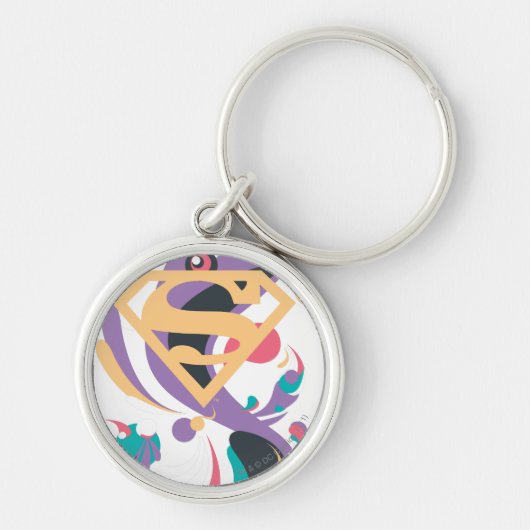 カラスプラッシュオレンジ キーホルダー (正面)