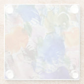 カラスプラッシュガラスコースター ガラスコースター (裏面)