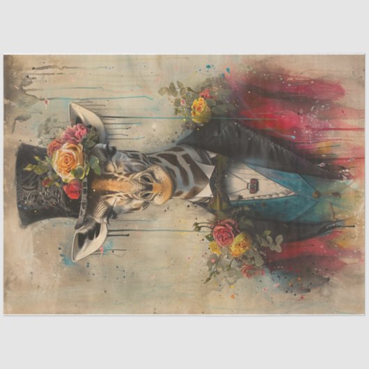 カラスプラッシュキリン 薄葉紙 (正面)