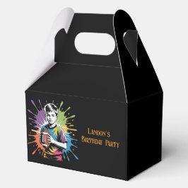 カラスプラッシュサッカーボーイバースデーパーティー フェイバーボックス