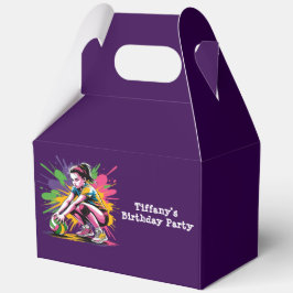 カラスプラッシュバレーボールガールバースデーパーティー フェイバーボックス