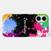 カラスプラッシュパーソナライズされた Case-Mate iPhoneケース (裏面 (横))