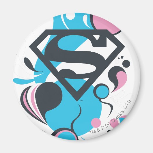 カラスプラッシュブルー マグネット (正面)