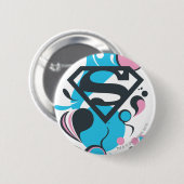 カラスプラッシュブルー 缶バッジ (正面&裏面)