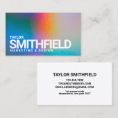 カラスプラッシュホログラフィック 名刺 (正面/裏面)