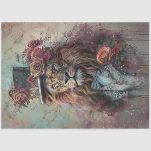 カラスプラッシュライオン 薄葉紙 (正面)