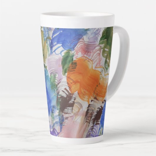 カラスプラッシュラテマグ カフェラテマグ (右アングル)