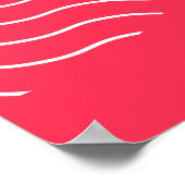 カラスプラッシュ抽象芸術漫画の背景または子供 ポスター (角)