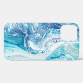 カラスプラッシュ:アクリル抽象芸術背景 Case-Mate iPhoneケース (裏面 (横))