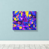 カラスプラッシュ キャンバスプリント (インサイチュ (ウッドフロア))