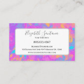 カラスプラッシュ 名刺 (裏面)