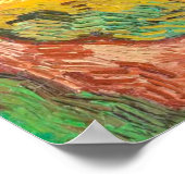 カラス付きホイートフィールド（1890年）ヴァンゴッホ風景 ポスター (角)