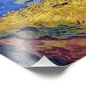 カラス付きホイートフィールド | Vanゴッホ | フォトプリント (角)