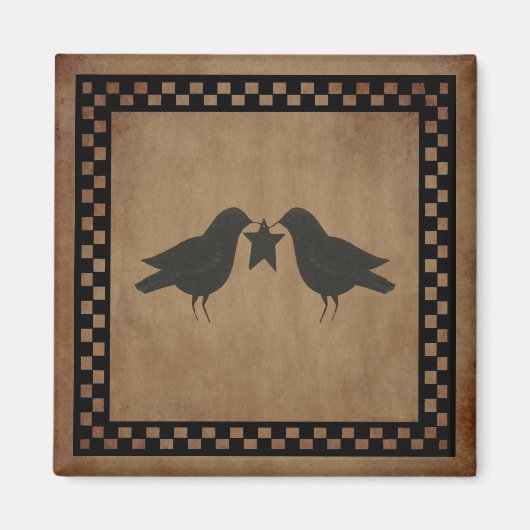 カラス初期の磁石 マグネット (正面)