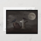 カラス墓地はがき ポストカード (正面/裏面)