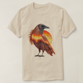 カラス太陽01Tシャツ Tシャツ
