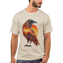 カラス太陽01Tシャツ