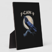 カラス好きのためのおもしろカジュアルデザイン F-Caw-F フォトプラーク (側面)
