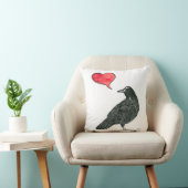カラス愛 クッション (椅子)