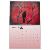 カラス暦 カレンダー (2月 2026)