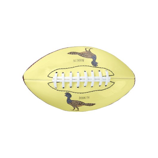 カラス素晴らしスマの鳥漫画イラストレーション アメリカンフットボール (正面)