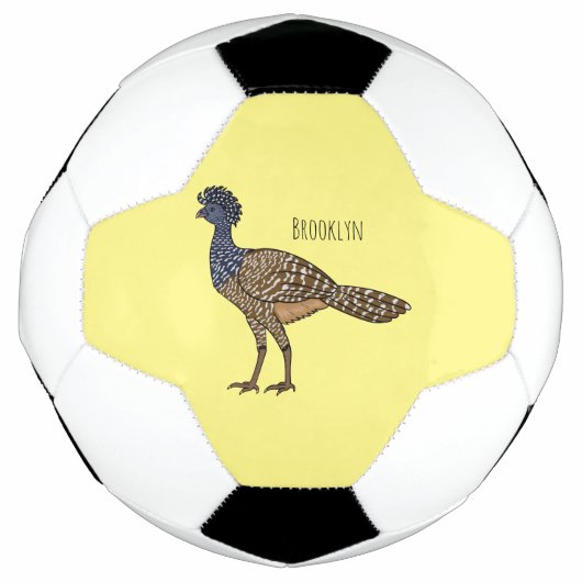 カラス素晴らしスマの鳥漫画イラストレーション サッカーボール (正面)