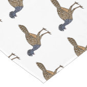 カラス素晴らしスマの鳥漫画イラストレーション ショートテーブルランナー (コーナー)