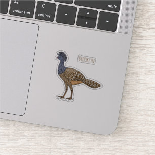 カラス素晴らしスマの鳥漫画イラストレーション シール