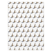 カラス素晴らしスマの鳥漫画イラストレーション テーブルクロス (正面)