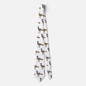 カラス素晴らしスマの鳥漫画イラストレーション  ネクタイ (正面)