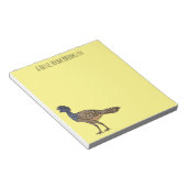 カラス素晴らしスマの鳥漫画イラストレーション ノートパッド (アングル)