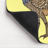 カラス素晴らしスマの鳥漫画イラストレーション マウスパッド (コーナー)