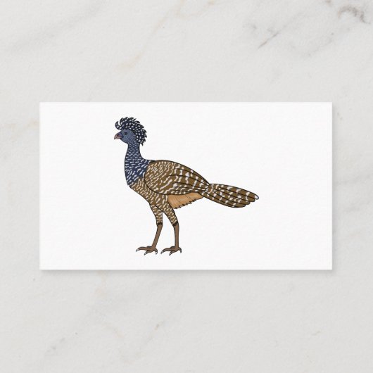 カラス素晴らしスマの鳥漫画イラストレーション 名刺 (裏面)