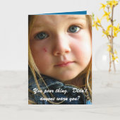 カラス足 カード (黄色い花)