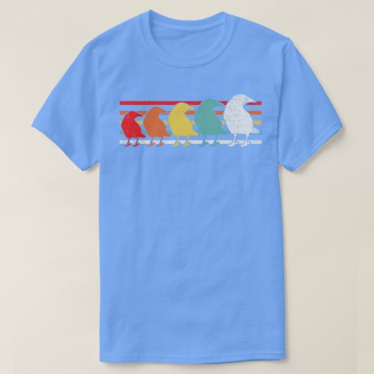 カラス鳥2 Tシャツ (デザイン正面)