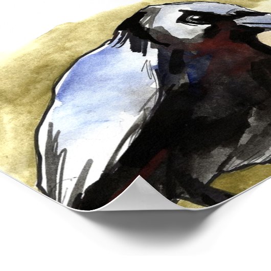 カラス鳴き ポスター (角)